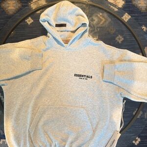 Fear god Essentials Light oatmeal hoodie
